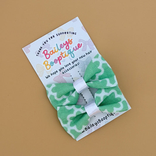 Lucky Meadow Mini Hair Bows