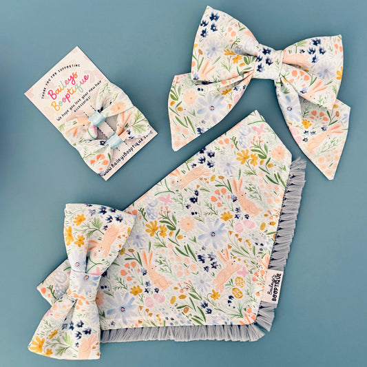 Bunny Meadow Custom Bandanas
