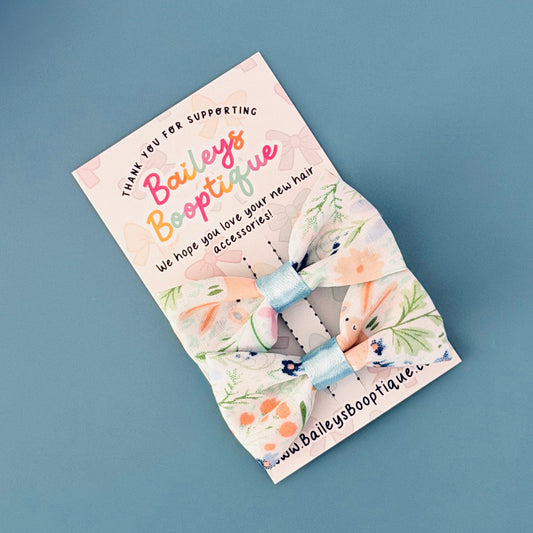 Bunny Meadow Mini Hair Bows