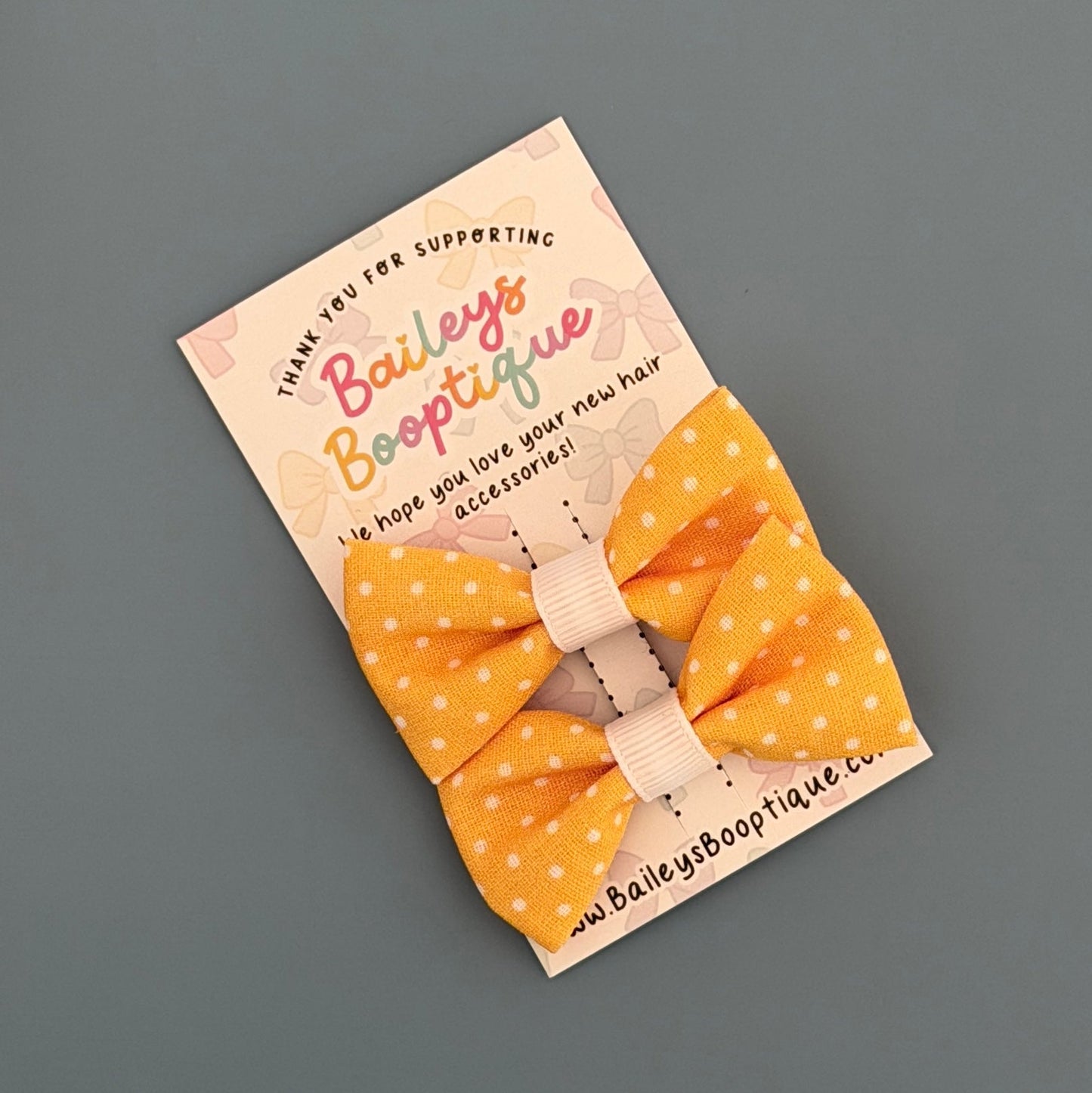Sunny Side Pup Mini Hair Bows