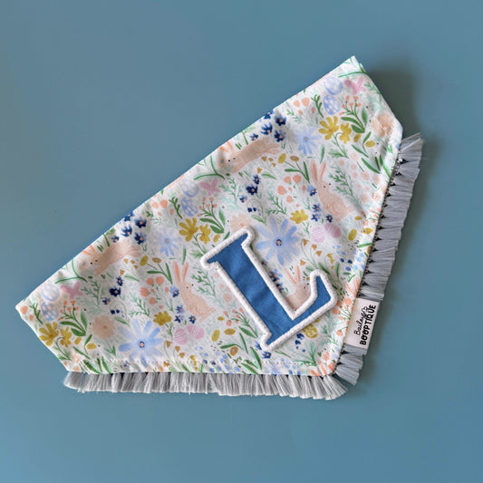 Premium Embroidered Bunny Meadow Custom Bandanas