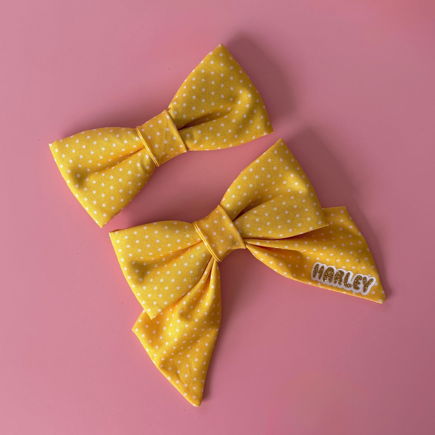 Sunny Side Pup Collar Bows