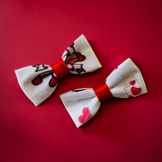 Exclusive Love Letter Valentines Mini Hair Bows