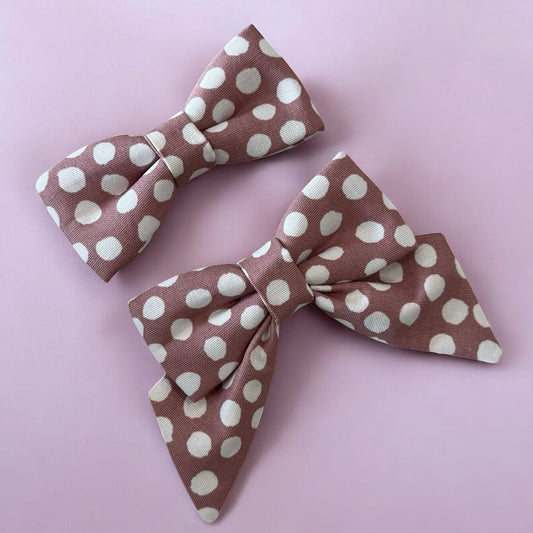 Dusky Dream Collar Bows