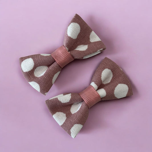 Dusky Dream Mini Hair Bows