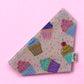 Cupcake & Sprinkles Custom Bandana