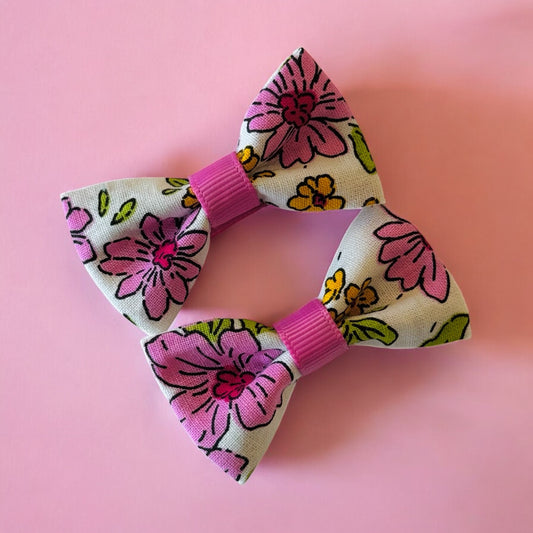 Garden Party Mini Hair Bows