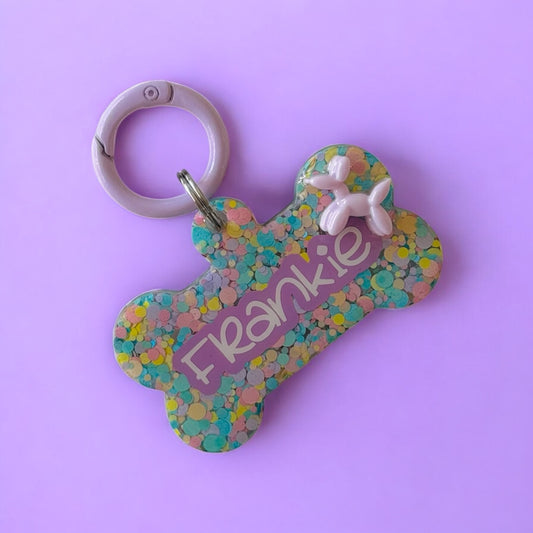 Balloon Dog Pet ID Tag
