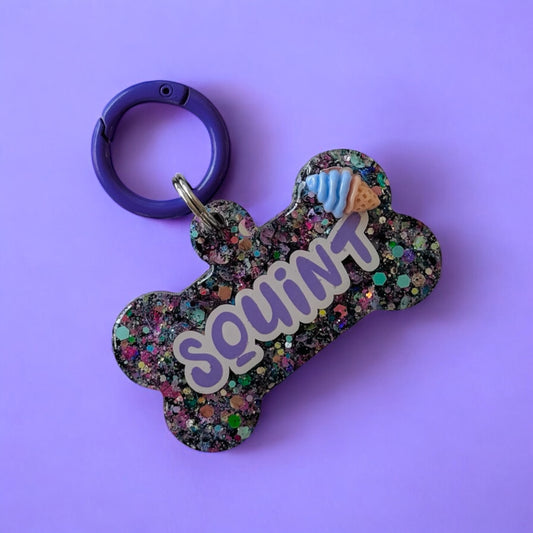 Galactic Ice Cream Pet ID Tag