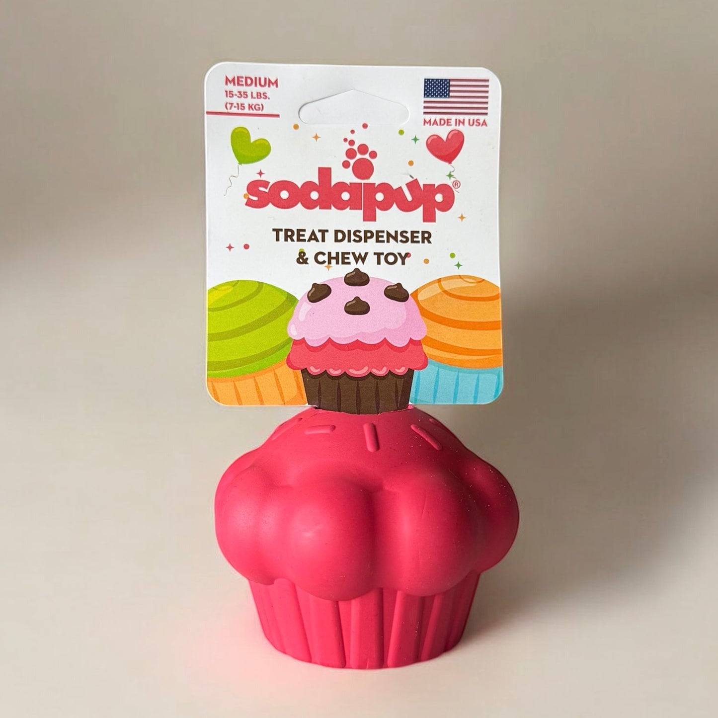 Cupcake Treat Dispenser & Chew Toy