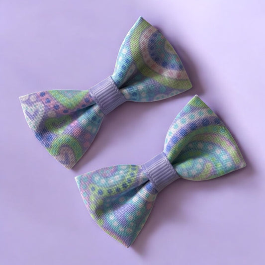 Sweetheart Swirl Mini Hair Bows
