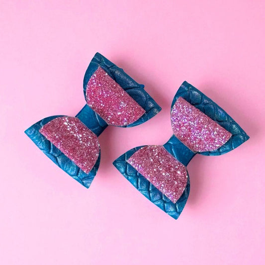 Mermaid Dreams Mini Hair Bows