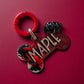 Bat-Tastic Halloween Resin ID Tag