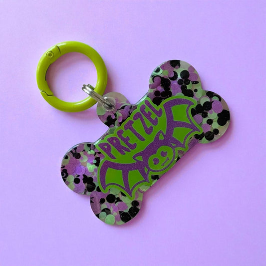 Fangtastic Halloween Resin ID Tag