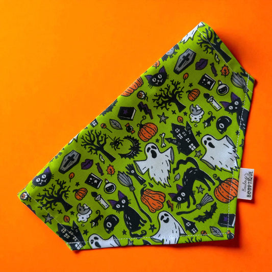 Green Ghosty's Custom Halloween Bandana