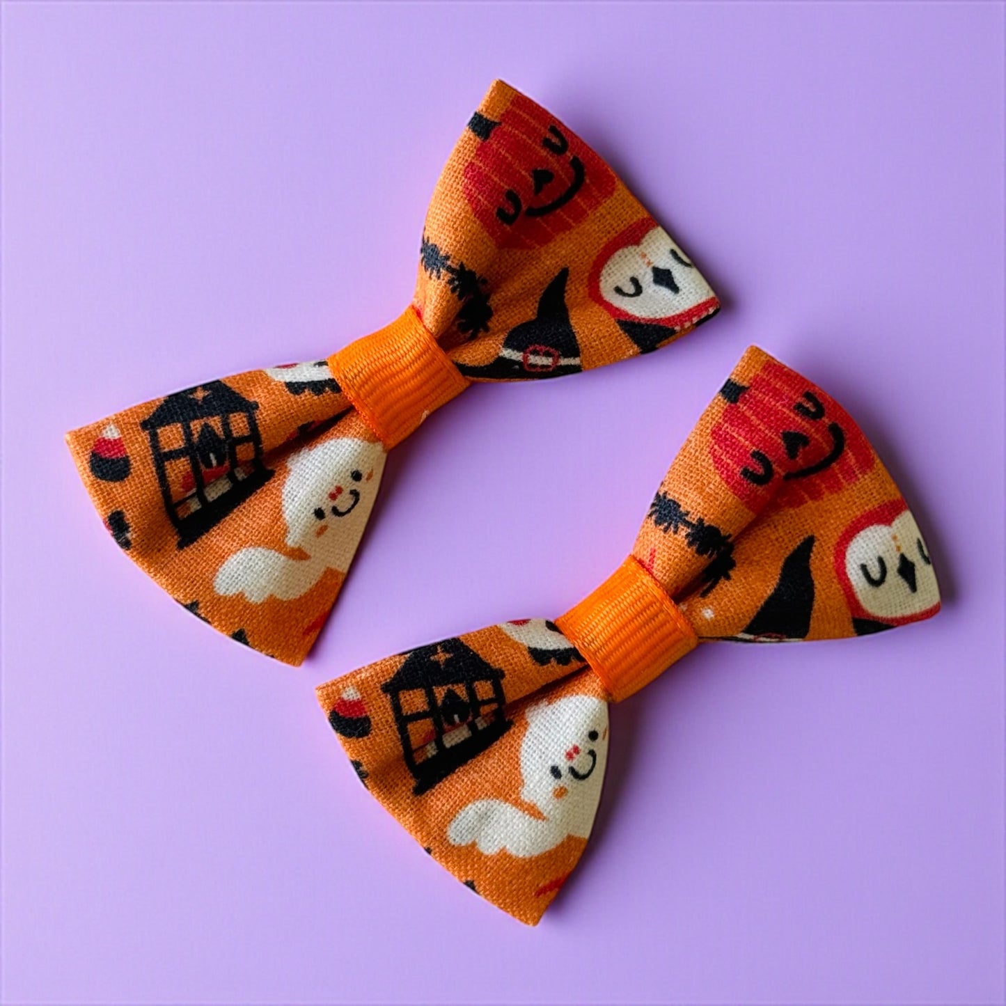 Halloween Party Mini Hair Bows