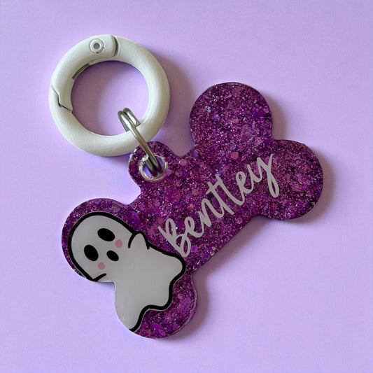 Bootiful Halloween Resin ID Tag