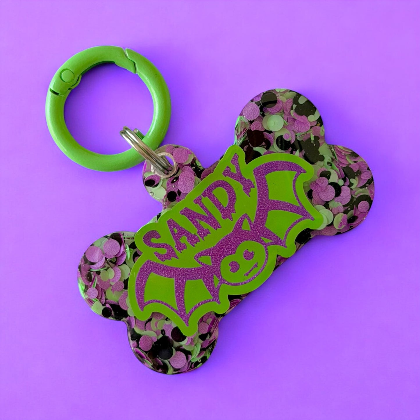 Fangtastic Halloween Resin ID Tag