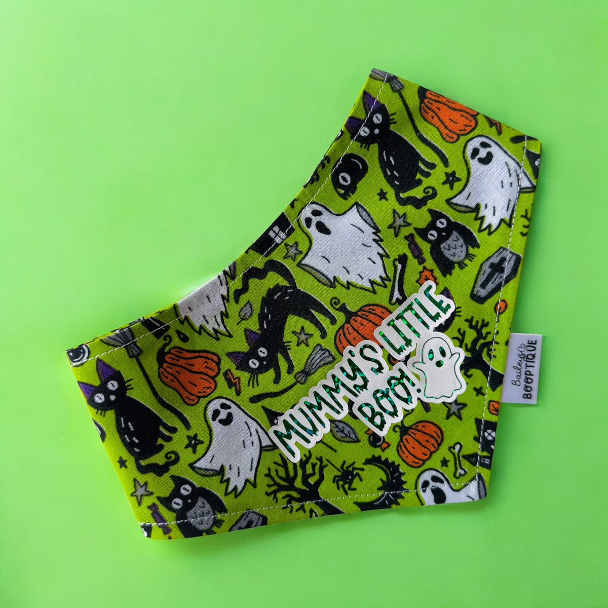 Mummy's Little Boo Halloween Bandanas