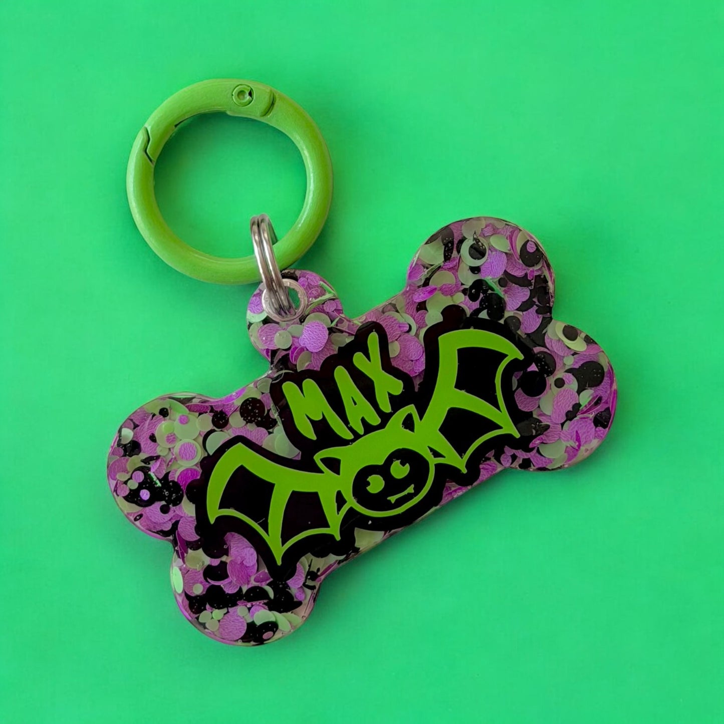 Fangtastic Halloween Resin ID Tag