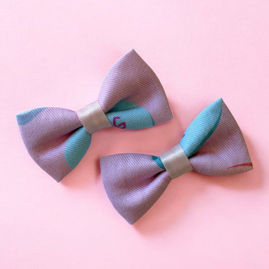 Candy Hearts Mini Hair Bows