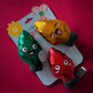 Squeaky Christmas Lights Toys (3pc)