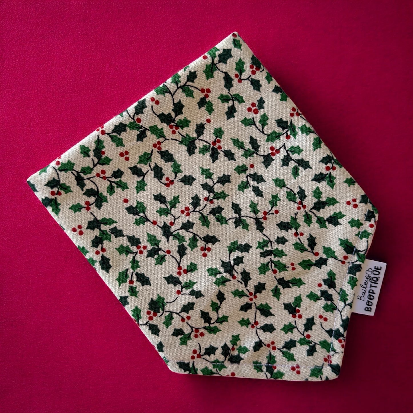 Happy Holly-days Custom Bandana