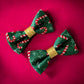 Candy Cane Christmas Mini Hair Bows