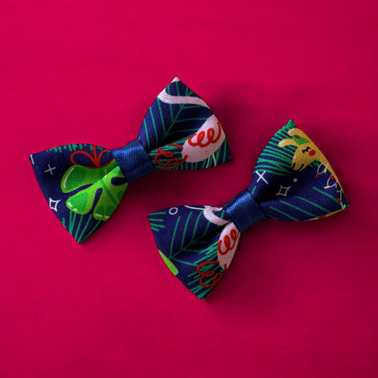 Quirky Christmas Mini Hair Bows