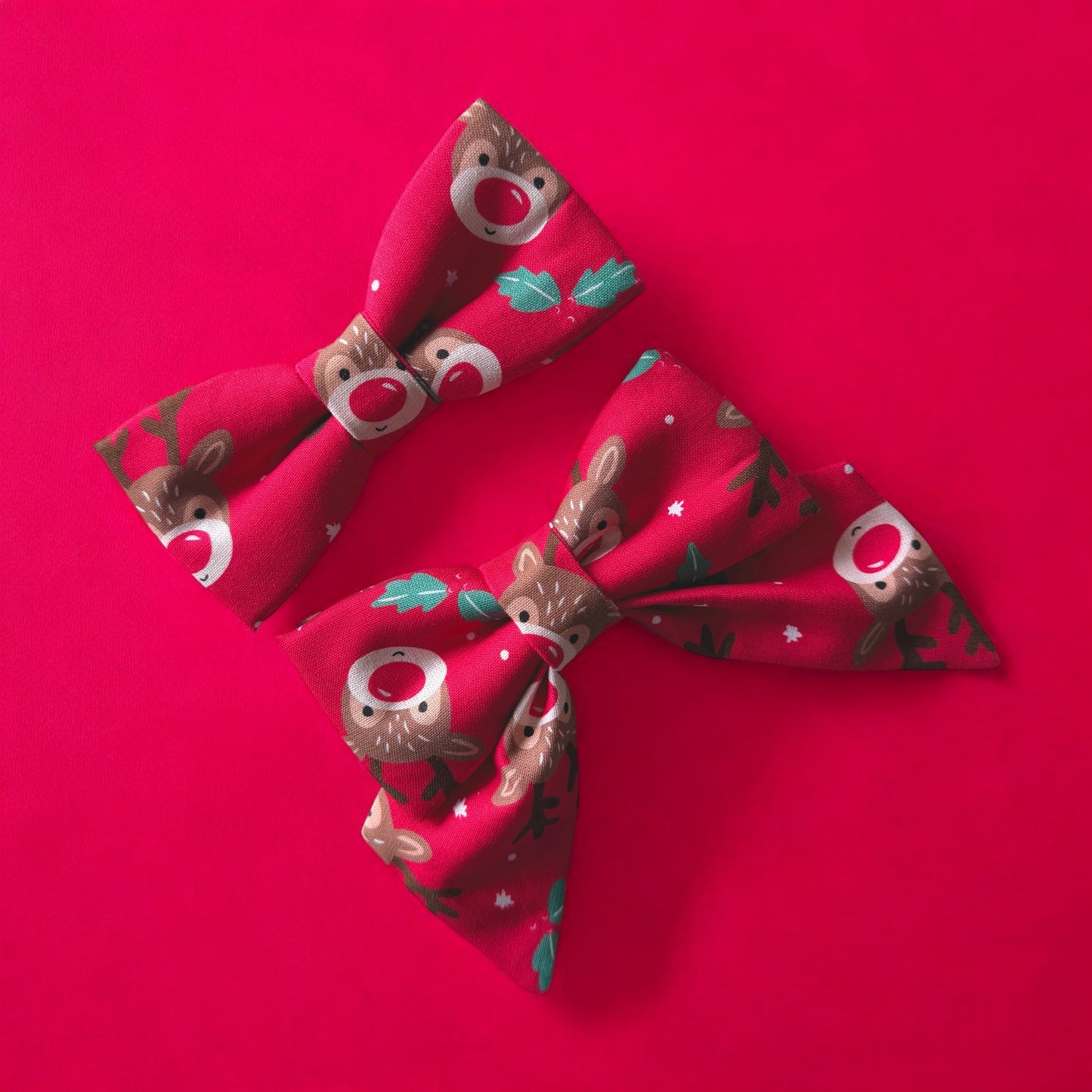 Rudolf Reindeer Collar Bows