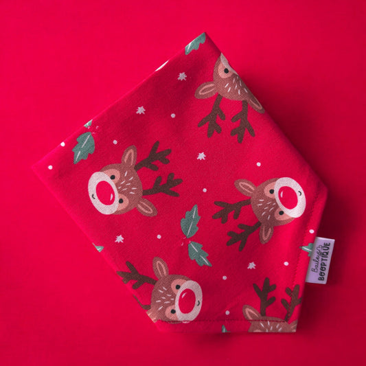 Rudolf Reindeer Custom Bandana