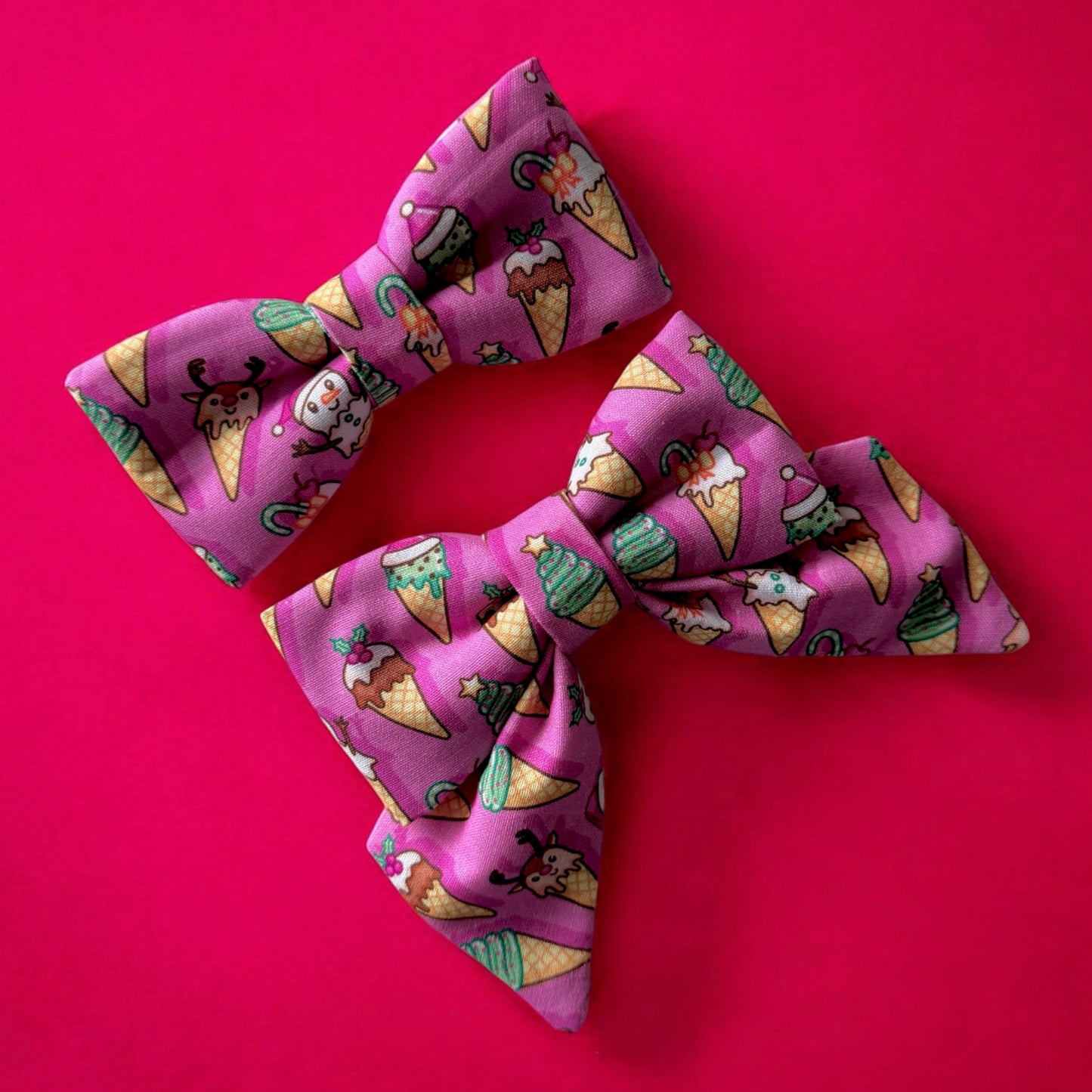Christmas Sweet Treat Collar Bows