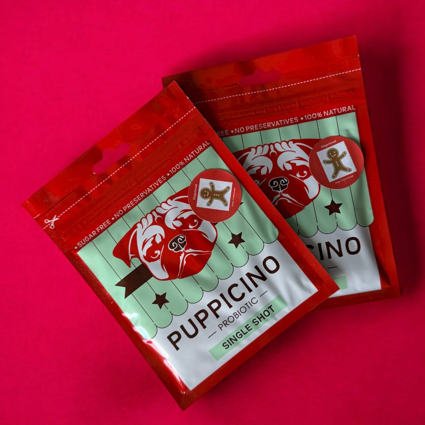 Gingerbread Puppicino Probiotic Sachet