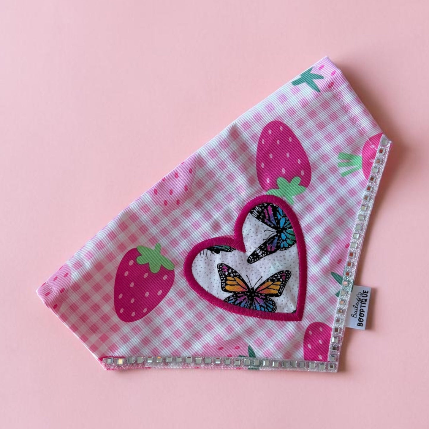 Strawberry Kisses Custom Bandanas