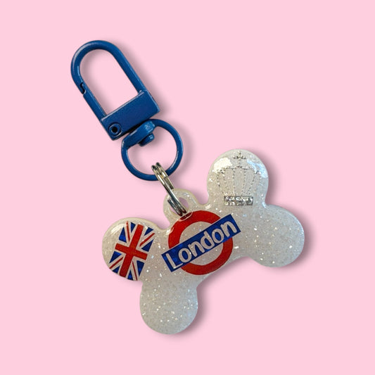 London England Pet ID Tag