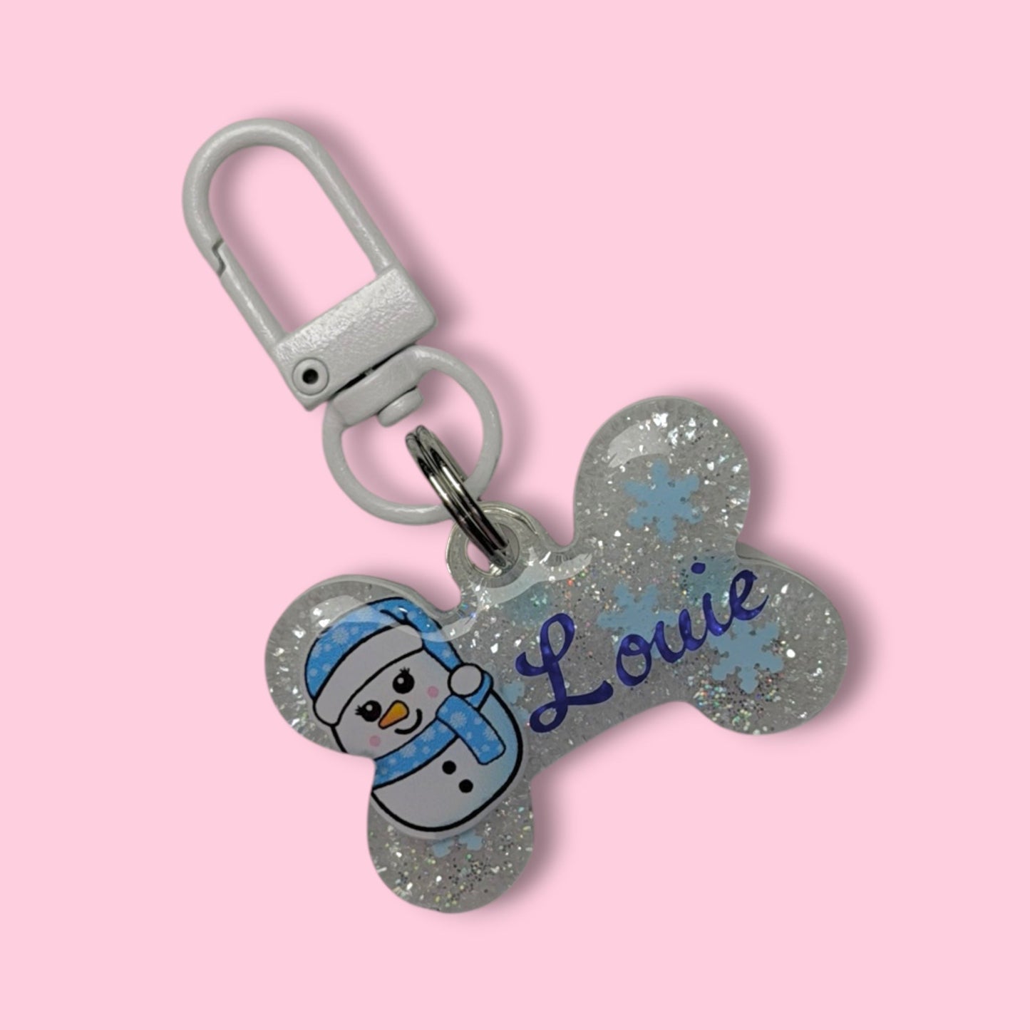 Winter Wonderland Pet ID Tag