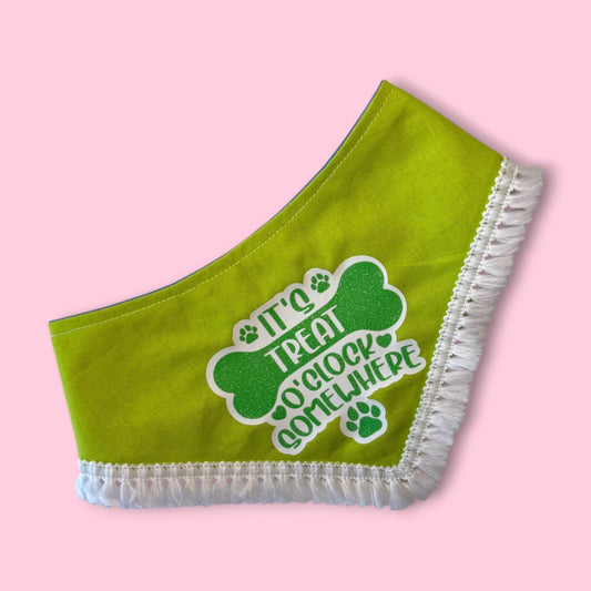 It’s Treat O’Clock Somewhere Custom Bandana