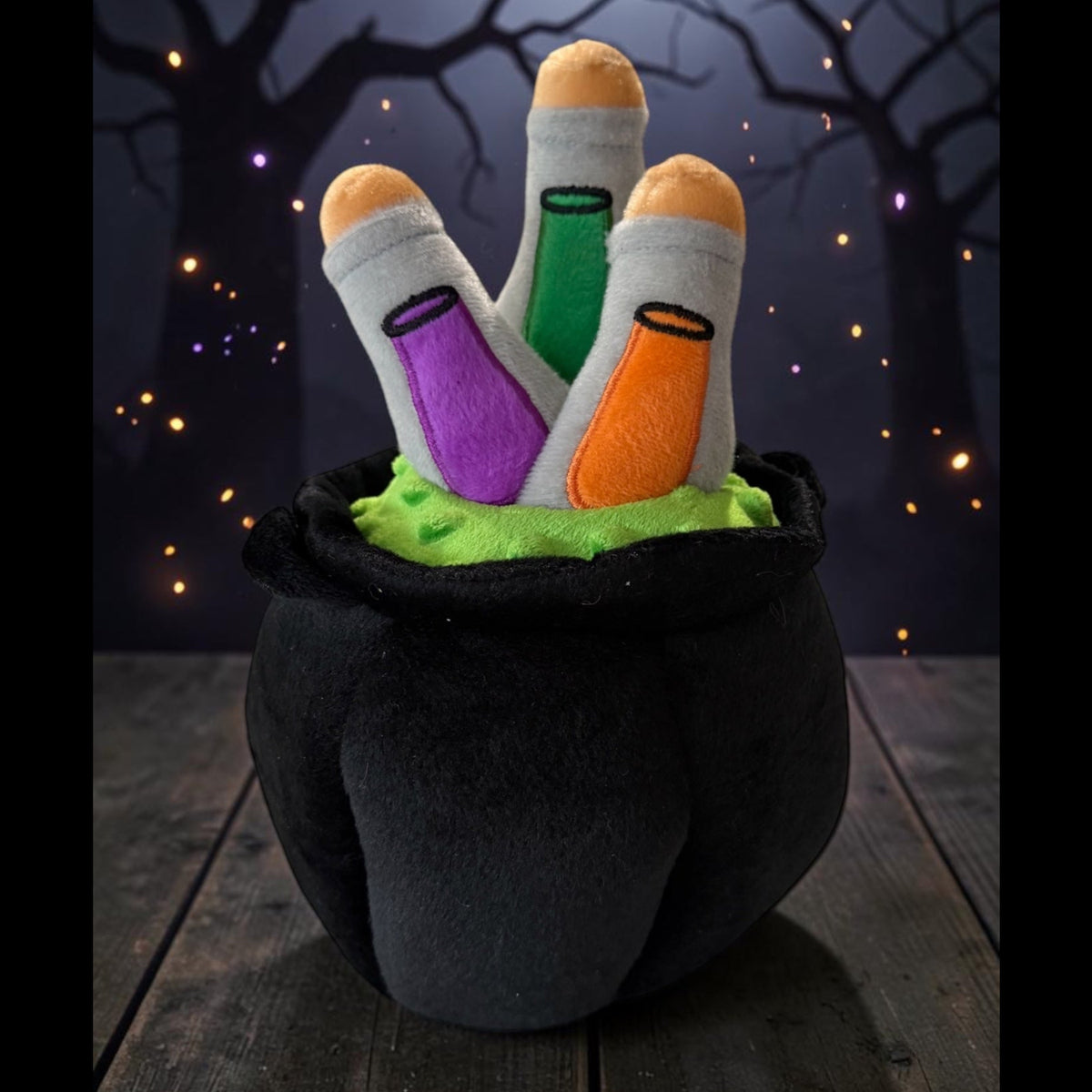 Halloween Cauldron Burrow Toy