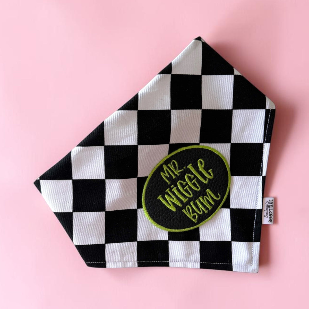 Mr Wiggle Bum Embroidered Bandana